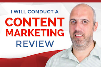 conduct a content marketing review
