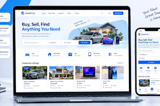 build a professional classified ads marketplace website