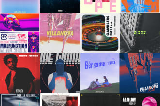 design album cover art and song artwork for your music