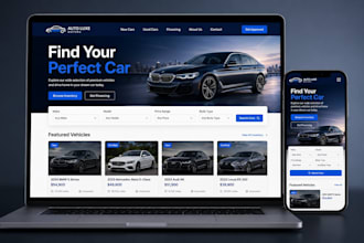 build a car dealership website with car listings