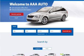 create car dealership website