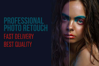 professionally do photo editing, photo retouch, skin retouch