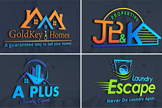 create a modern and professional logo design with copyrights