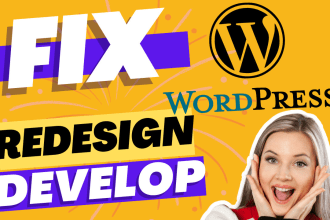 fix wordpress website design redesign wordpress website blog