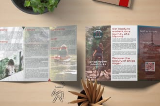 design business bifold, trifold brochures, flyers, posters