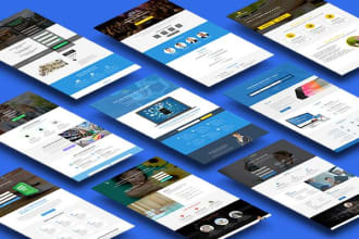 design landing page or squeeze page