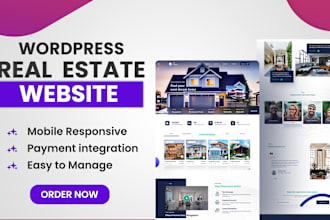 create real estate website in wordpress