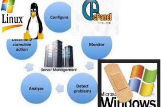 server support linux windows and misc task