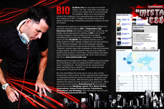 design epk, electronic press kit, media kit, music sheet,