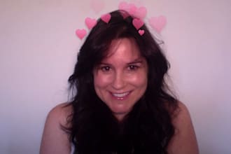 create this gorgeous love heart filled VIDEO saying I adore anyone or anything you want me to be in love with
