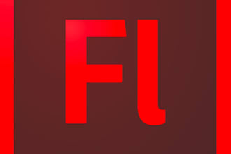 make a flash content for your website