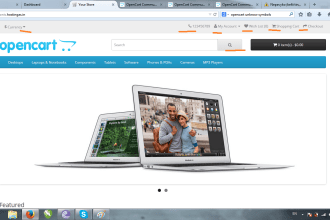 install opencart and theme with extensions