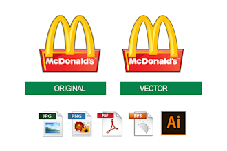 convert to vector, vectorize logo, vector art