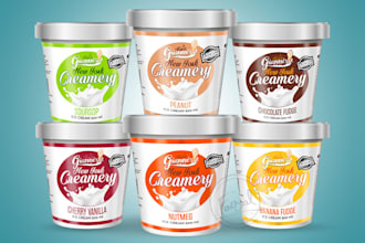 design professional product packaging and label