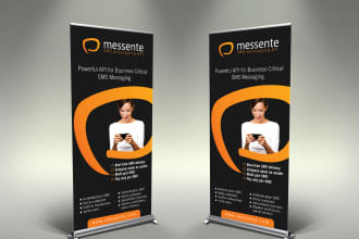 banner design, roll up banner, trade show banner