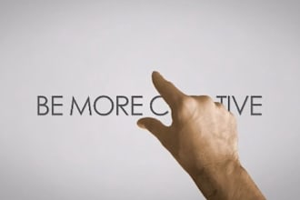 create a Professional Touch Gestures video intro with your message