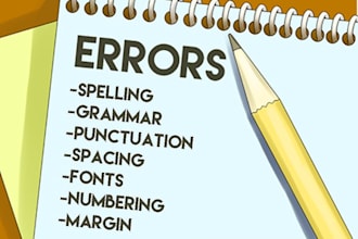 proofread any of your texts