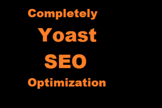 do complete yoast  SEO optimization