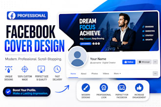 design your facebook banner, cover