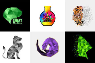 design 2 polygonal or geometric logo