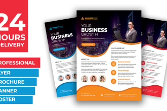 design professional business flyer