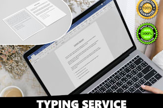 do fast typing work, proof reading and formatting