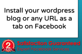 embed any Wordpress page to a Facebook fan page tab plus BONUS