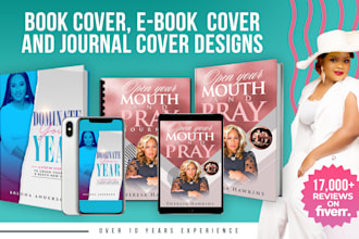 do creative ebook, hard cover or paper book cover design
