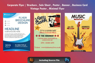 design professional brochure,flyer,sales sheet