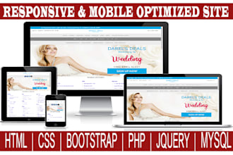 create responsive website using bootstrap