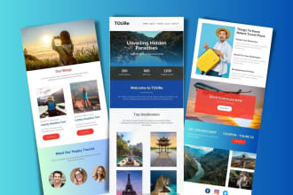 design responsive visually appealing email template