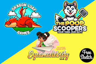 do cartoon and mascot logo for you