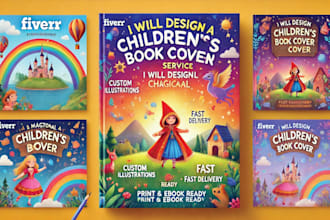 design and format childrens book covers for KDP