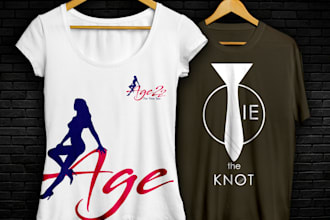 create a modern minimalist t shirt logo design