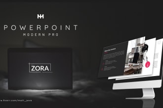 design a sleek professional powerpoint presentation