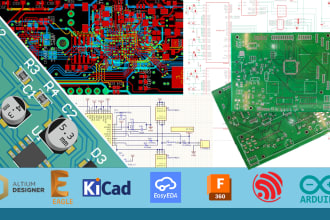 design any electronic circuit from schematics to pcb