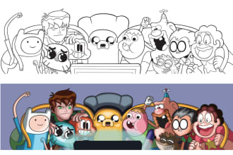 create beautiful illustrations for you in any style