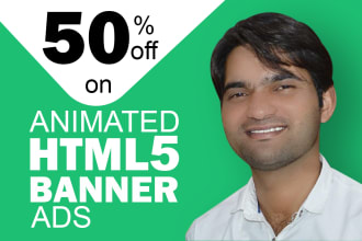 design animated HTML5 banner ads for google display ads