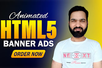 design animated HTML5 banner ads for google display ads