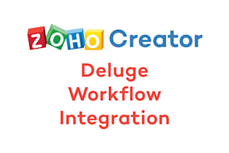 create and modify application in zoho creator