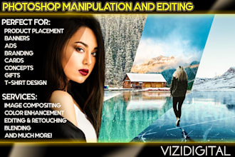 blend, manipulate, and composite images in photoshop