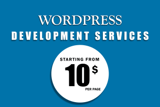 design and develop a full wordpress website
