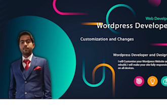 rebuild and customise your website in wordpress wp
