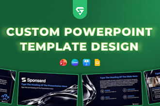 create powerpoint template or google slides theme with master slides