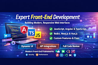 build or fix frontend apps with modern frameworks