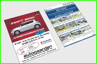 do creative flyer, poster design, voucher, form design