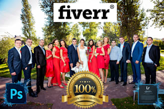 do edit photo, retouch and retouching your wedding photos