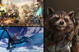 create concept art and illustration on any topic