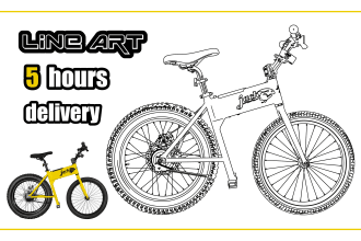 create super detailed line art illustrations