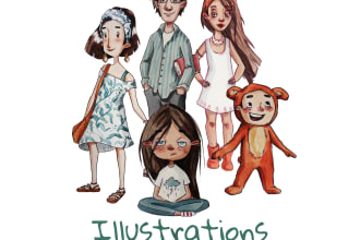 draw watercolor illustrations for your childrens book